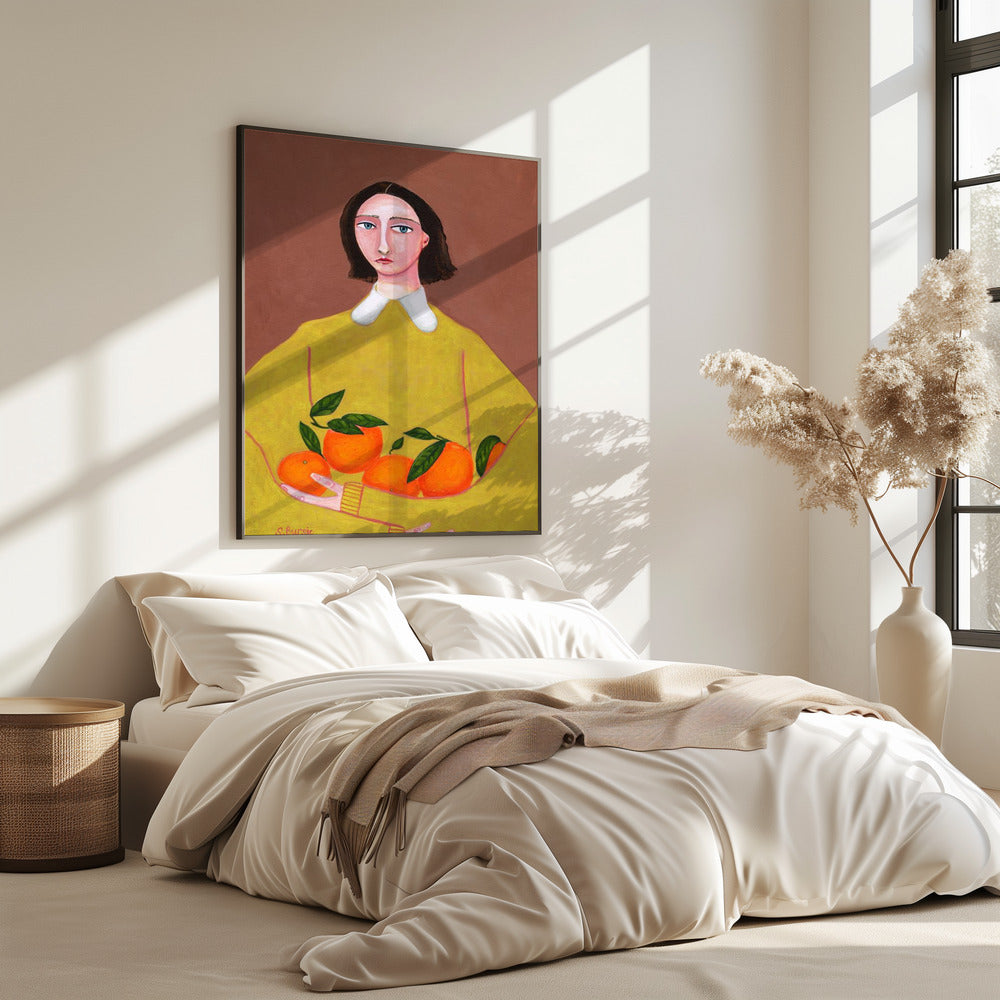 Lady with Oranges | Poster