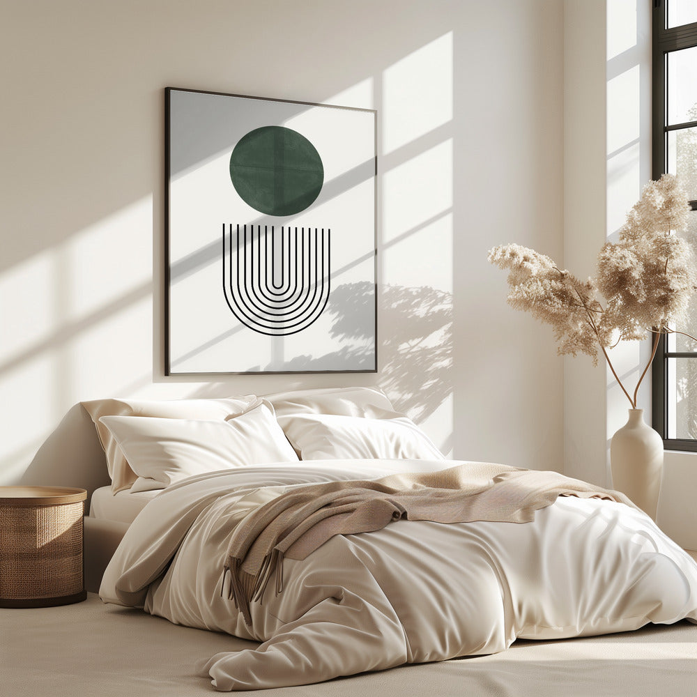 Circle and Lines | Poster