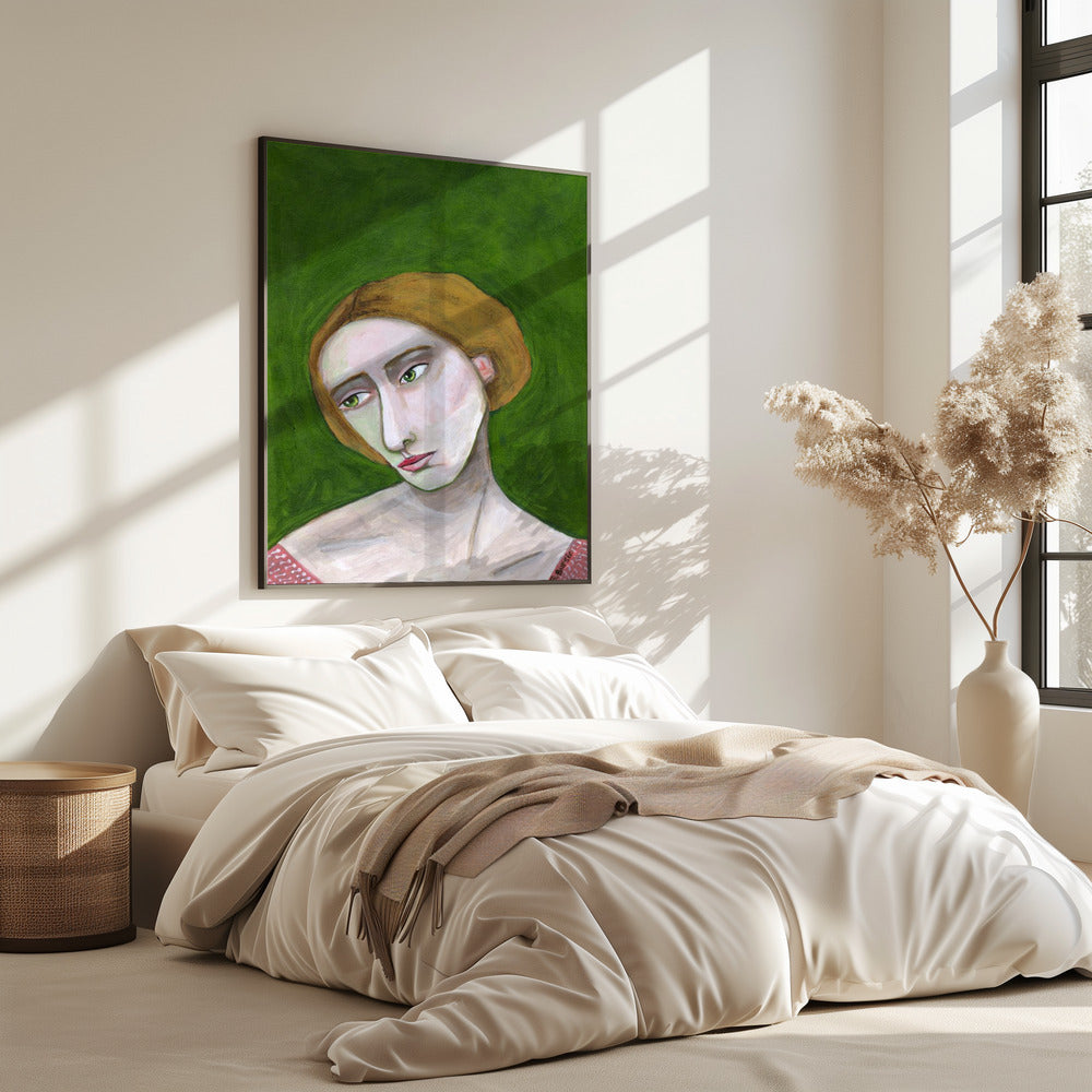 Lady looking down | Poster