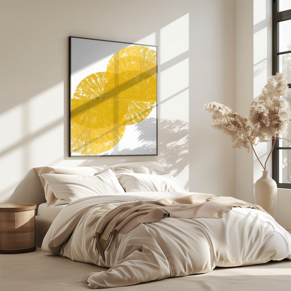 Yellow Circle Fans 1 | Poster