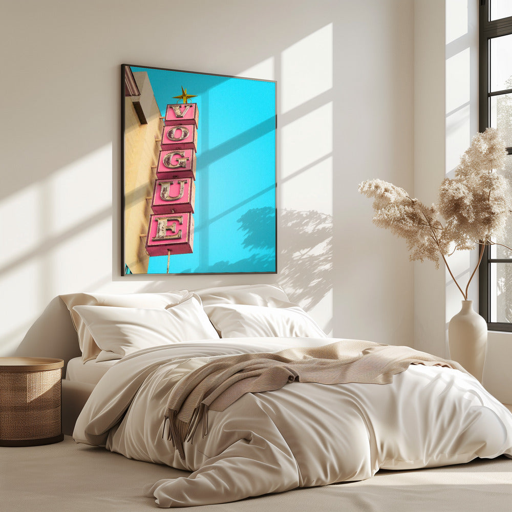 Vogue Theatre Sign in Hollywood | Poster