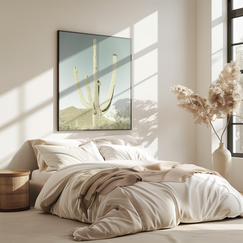 SAGUARO NATIONAL PARK Vintage Giant Saguaro | Poster