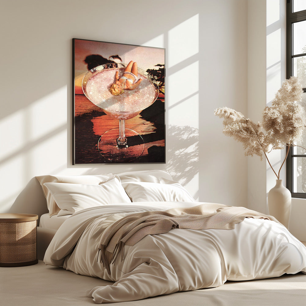 Glitter Pink Margarita | Poster