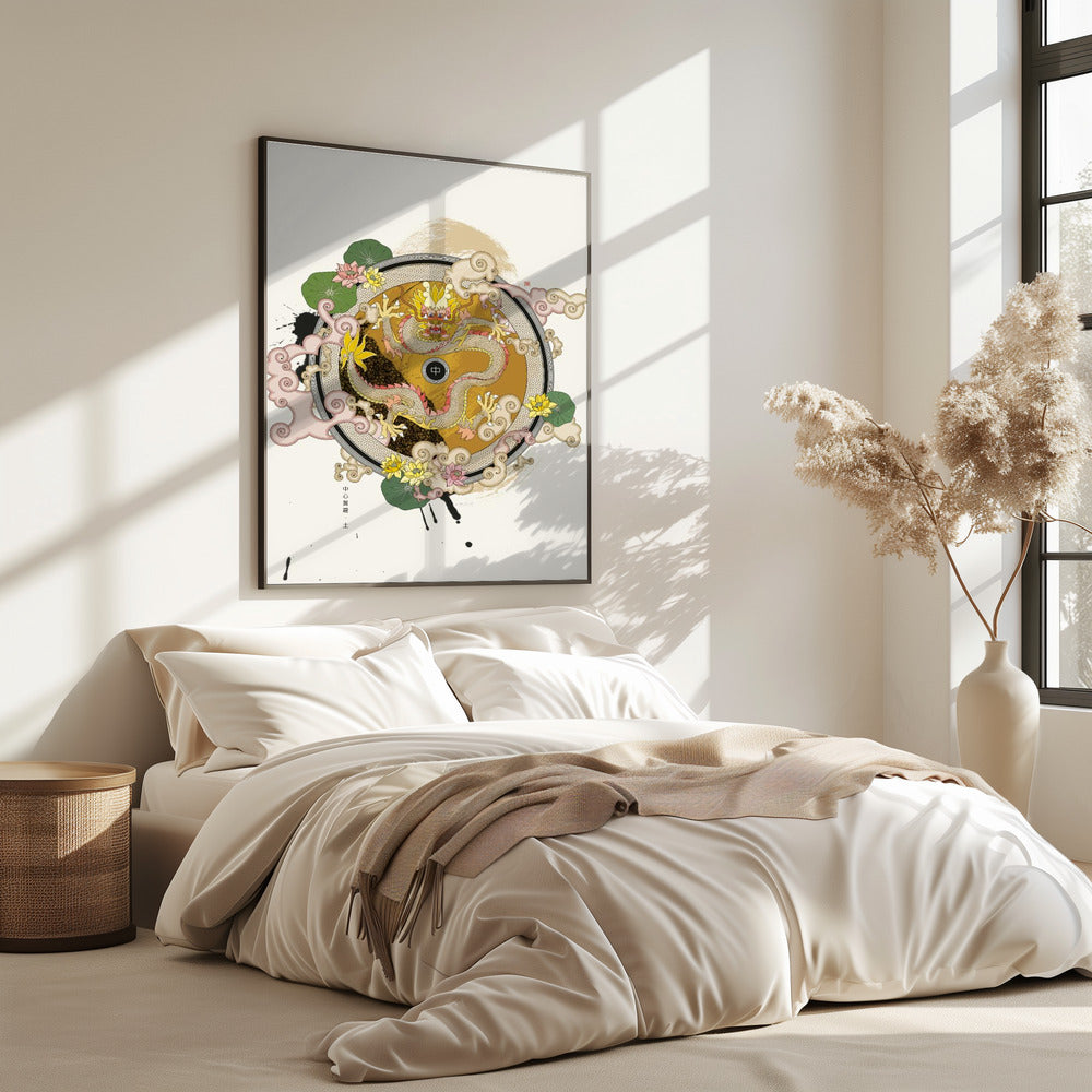 Yellow Dragon of the Center | Poster