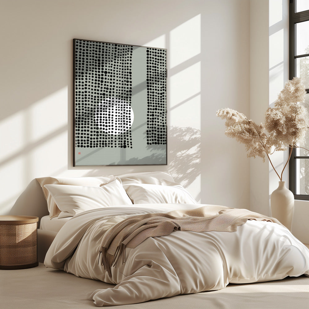 Hidden Moon N°4 | Behind the Curtains | Poster