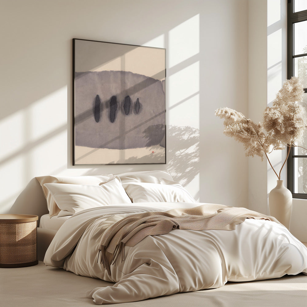 Study N°1 | Four Cypresses In a Zeppelin | Poster