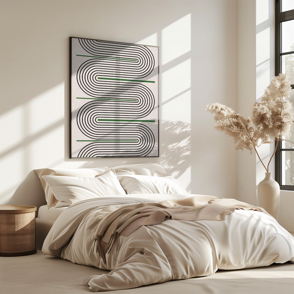 Curved Lines Dance | Poster