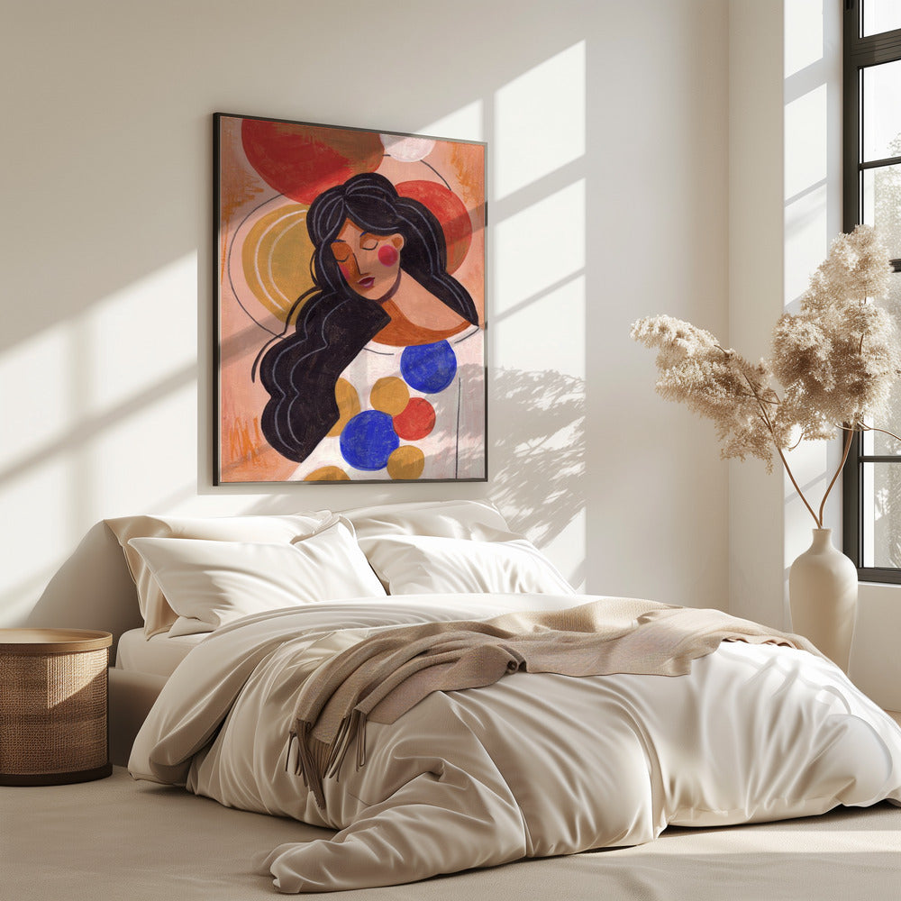 Woman in Thoughts | Poster