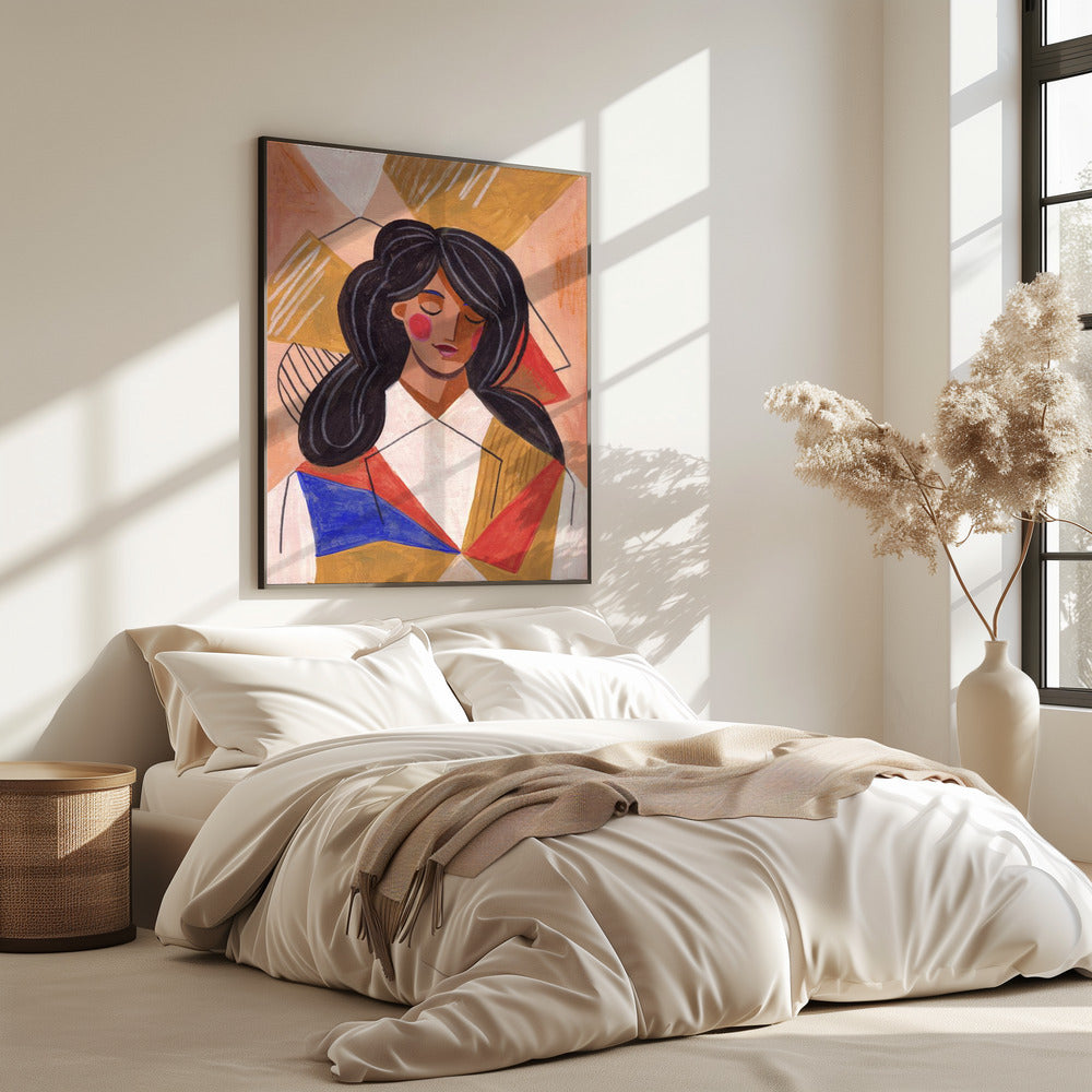 Woman in Thoughts | Poster