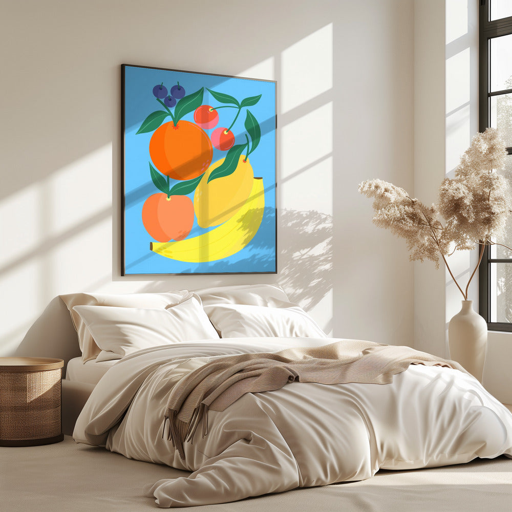 Stacked Fruits | Poster