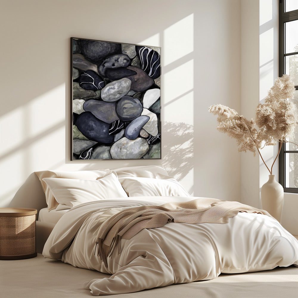 Beach stones | Poster