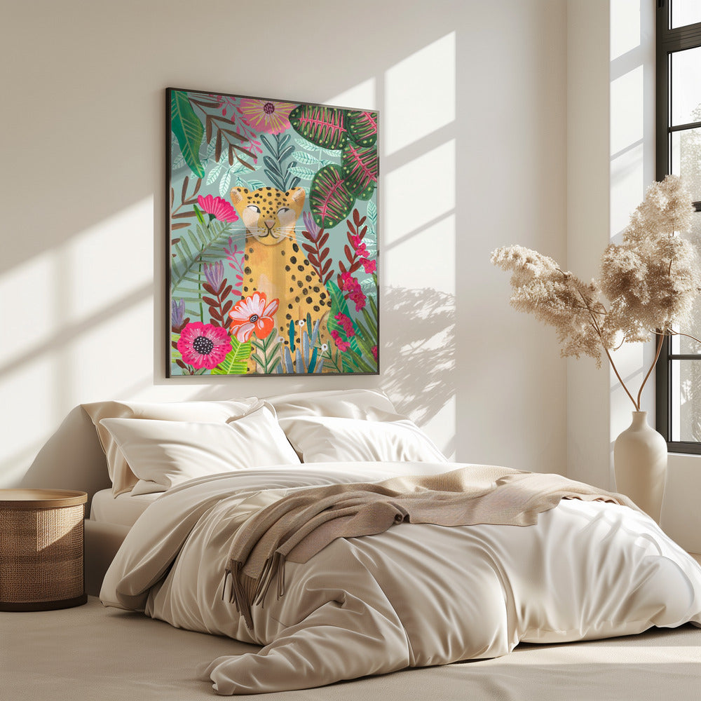 Leopard in the Jungle | Poster