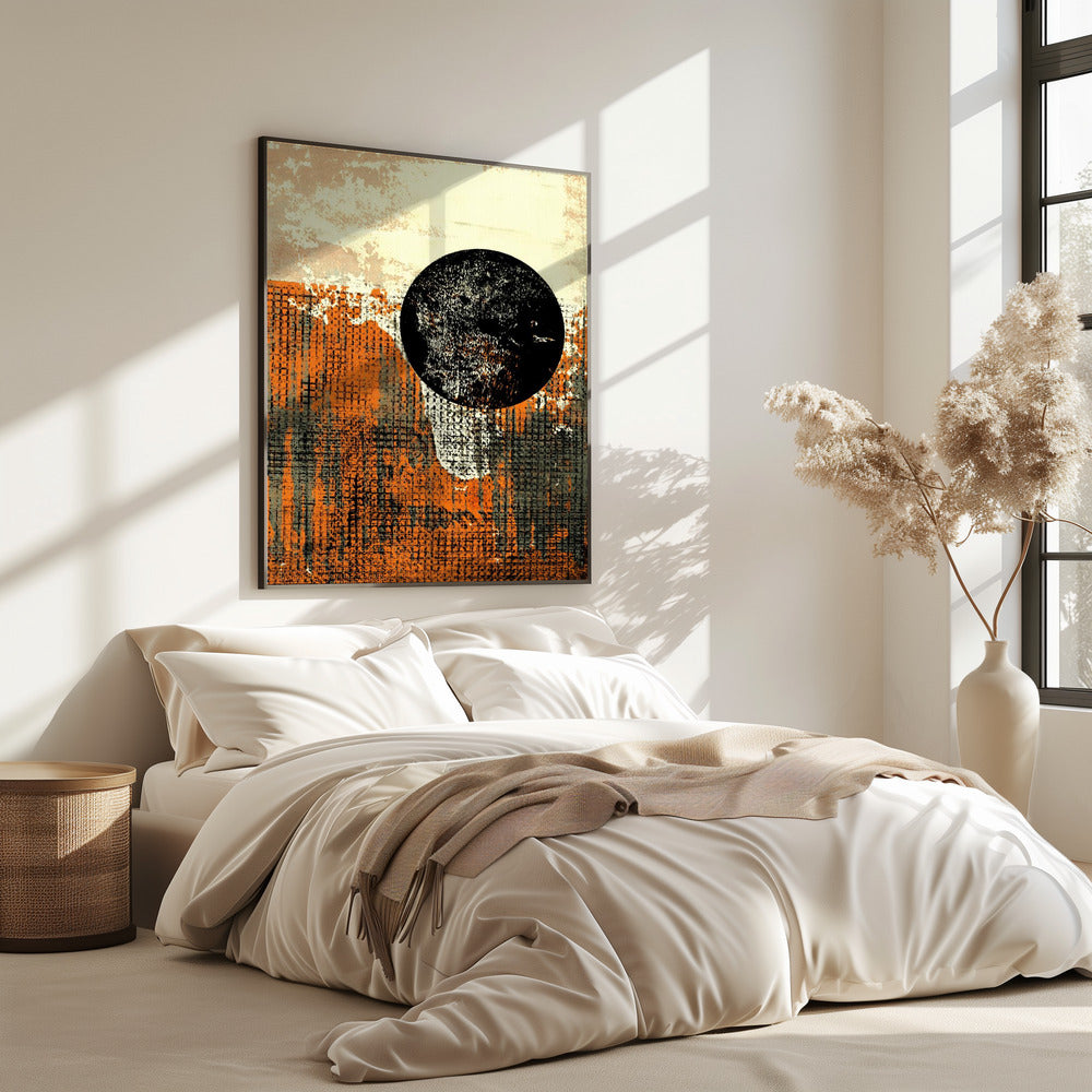 Eclipse Over Texture | Poster