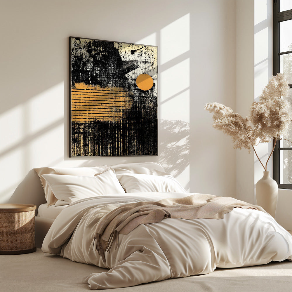 Brushstrokes With Textured Patterns | Poster