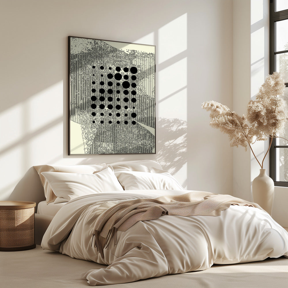 Black Geometric Circles | Poster