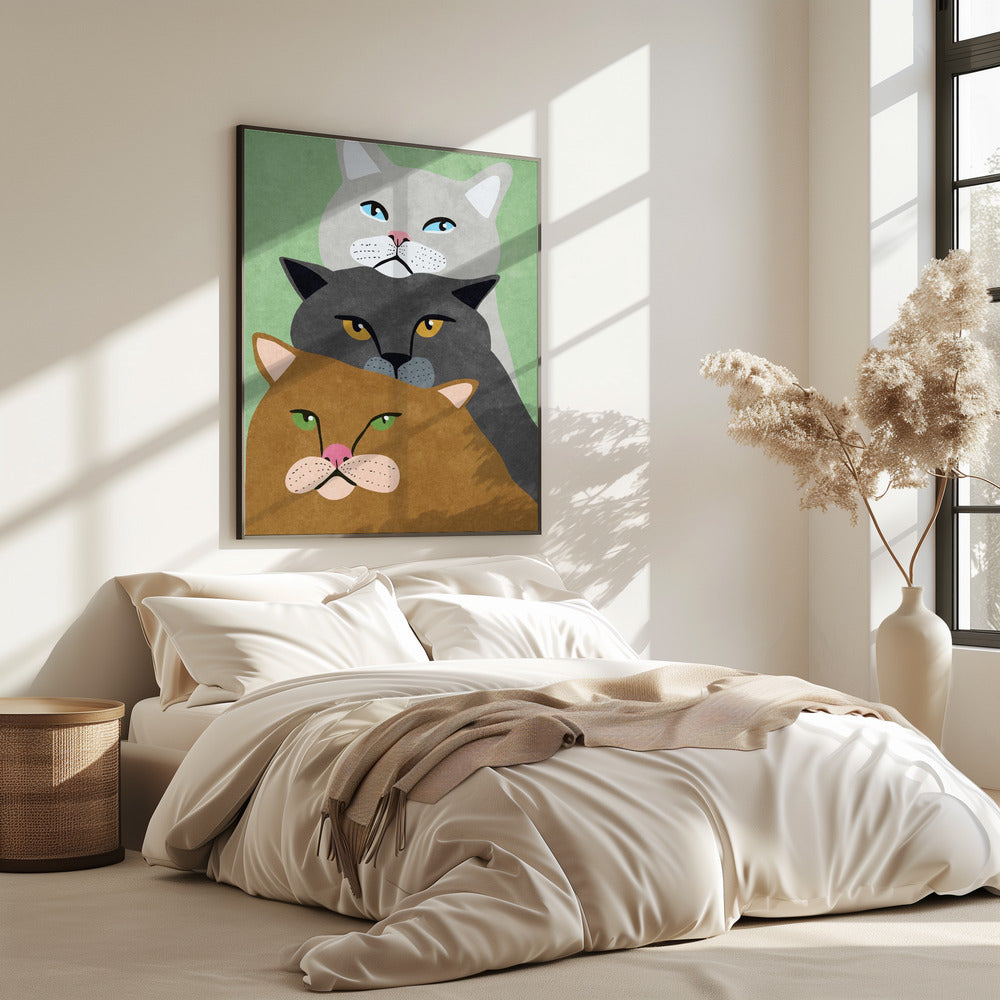 Cat Trio | Poster
