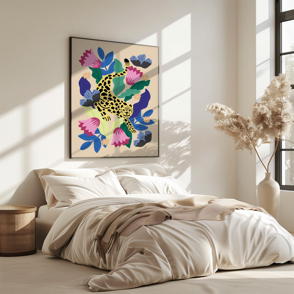 Floral Leopard | Poster