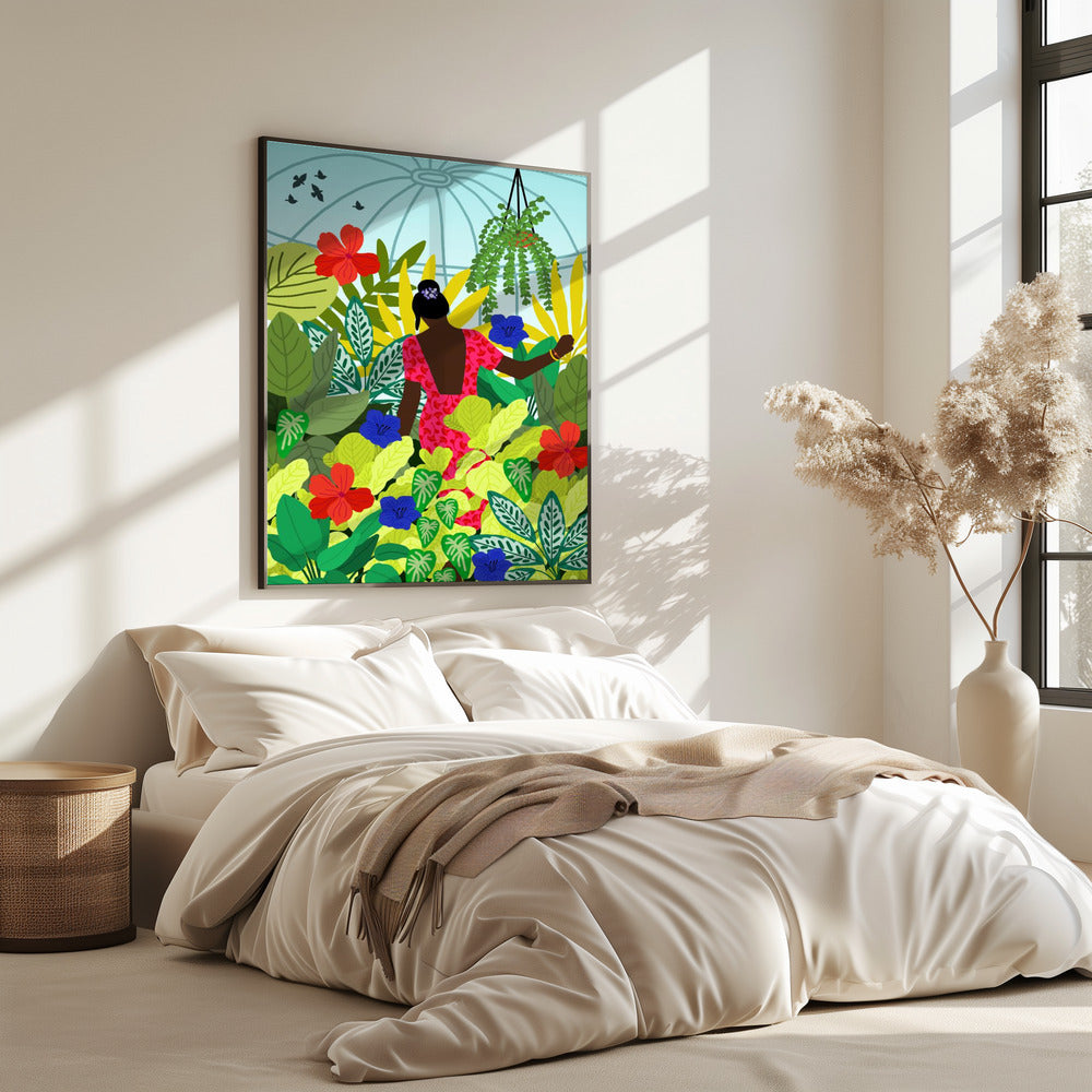 Walking In My Greenhouse | Poster