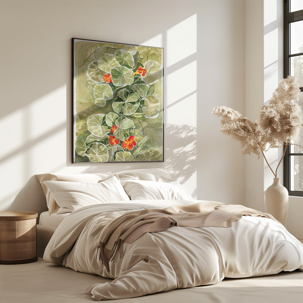 Nasturtium Tapestry | Poster
