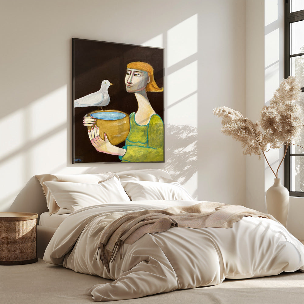 The water giver | Poster