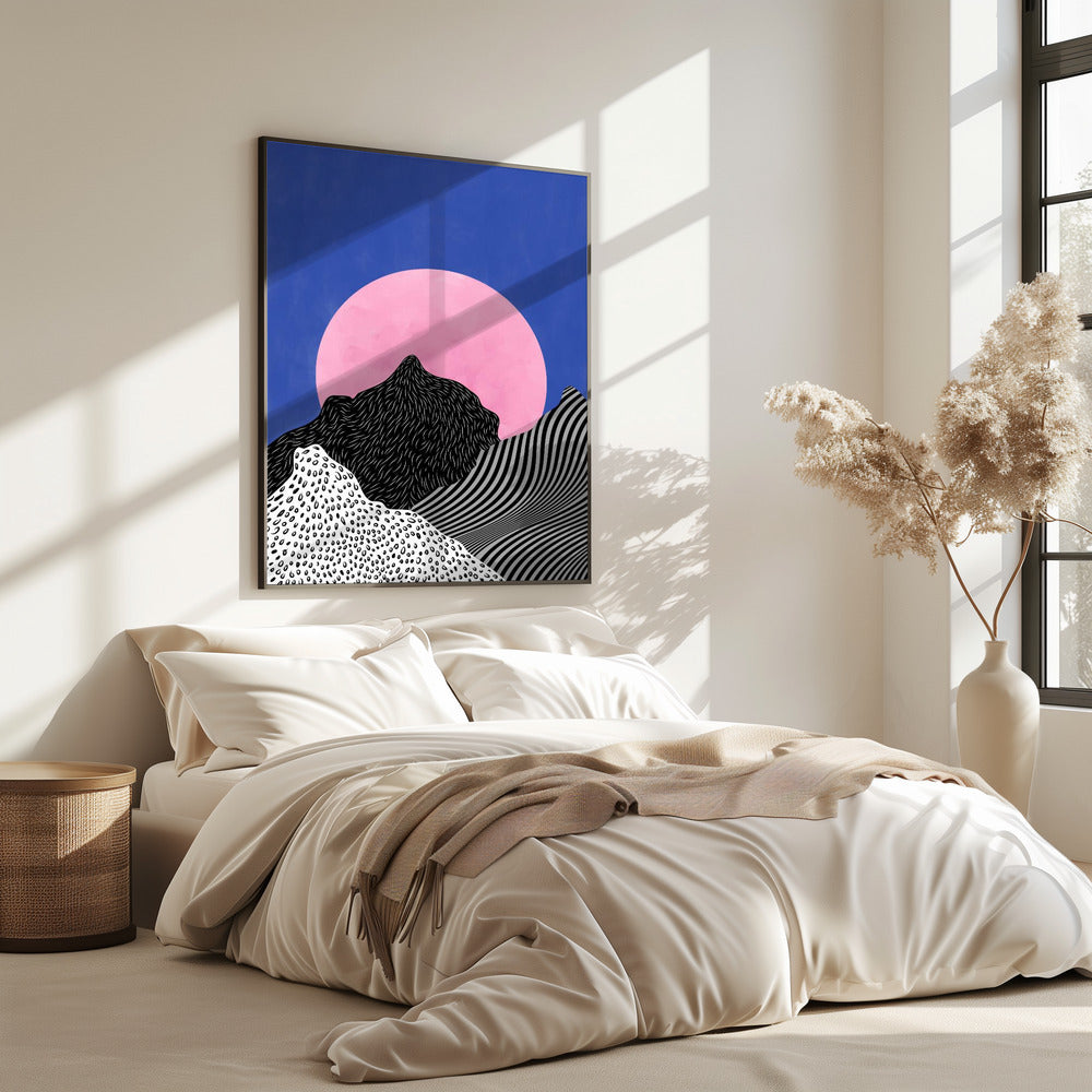 Surreal Peaks View | Poster