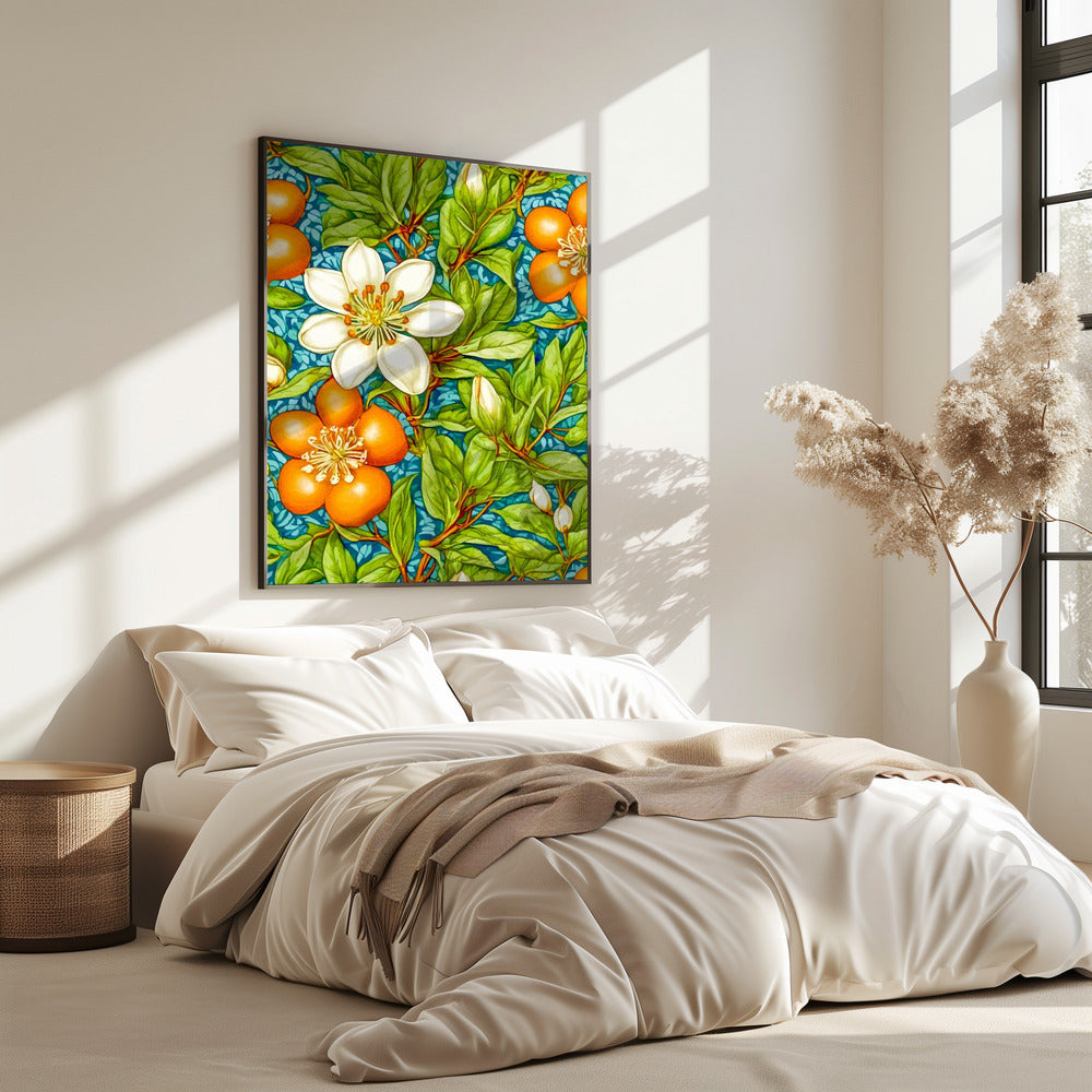 Orange Blossom Nature Plant | Poster