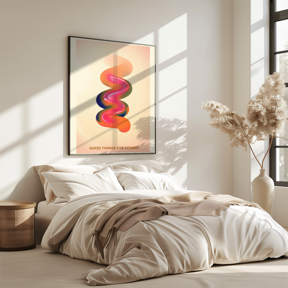 RETRO GRAPHIC NO.17 / GOOD THINGS ARE COMING | Poster