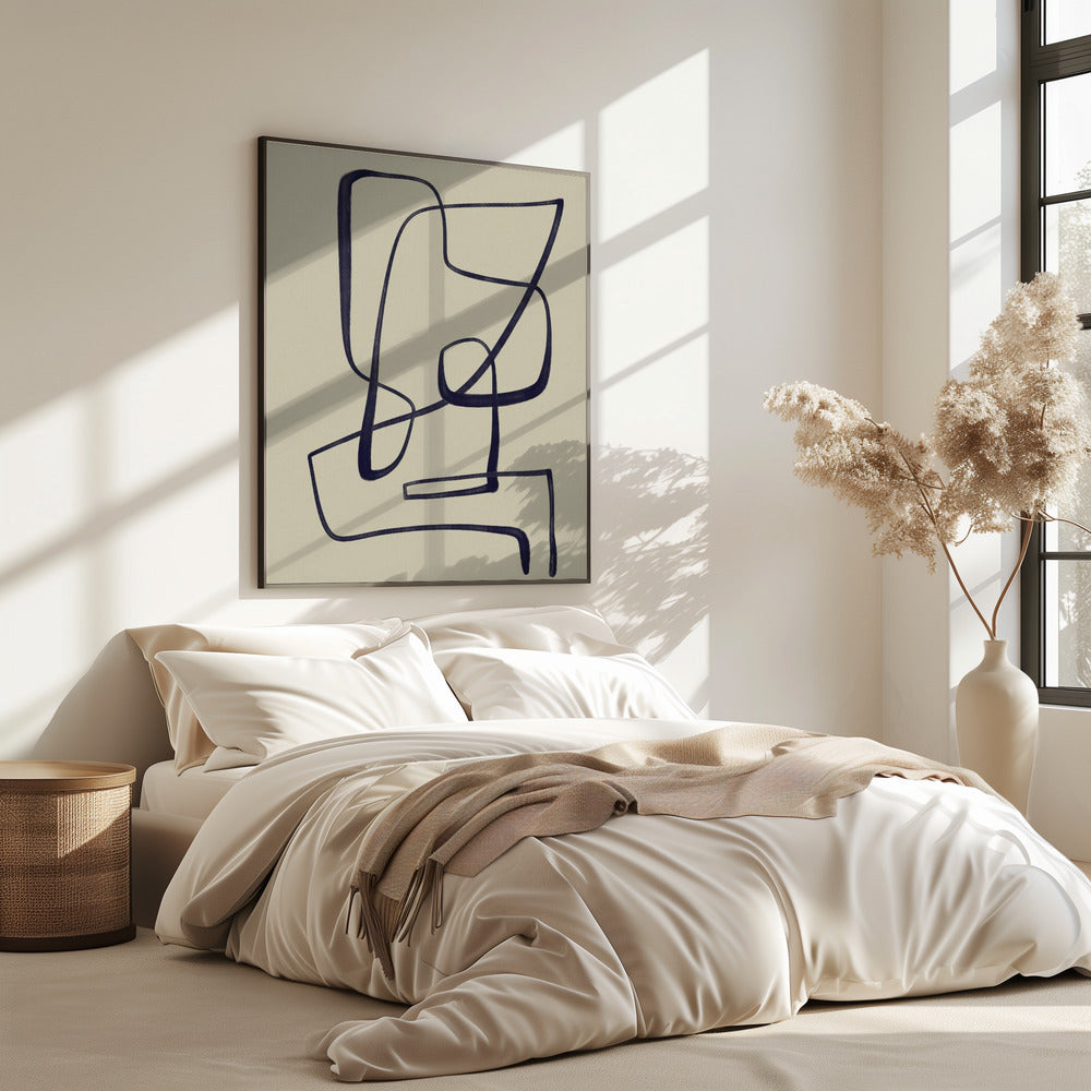 Curved Line Dance | Poster