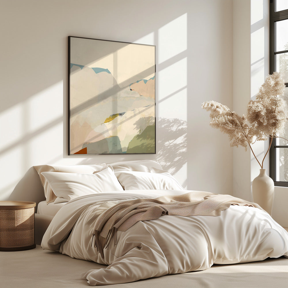 Peachy Mountain Range 2 | Poster