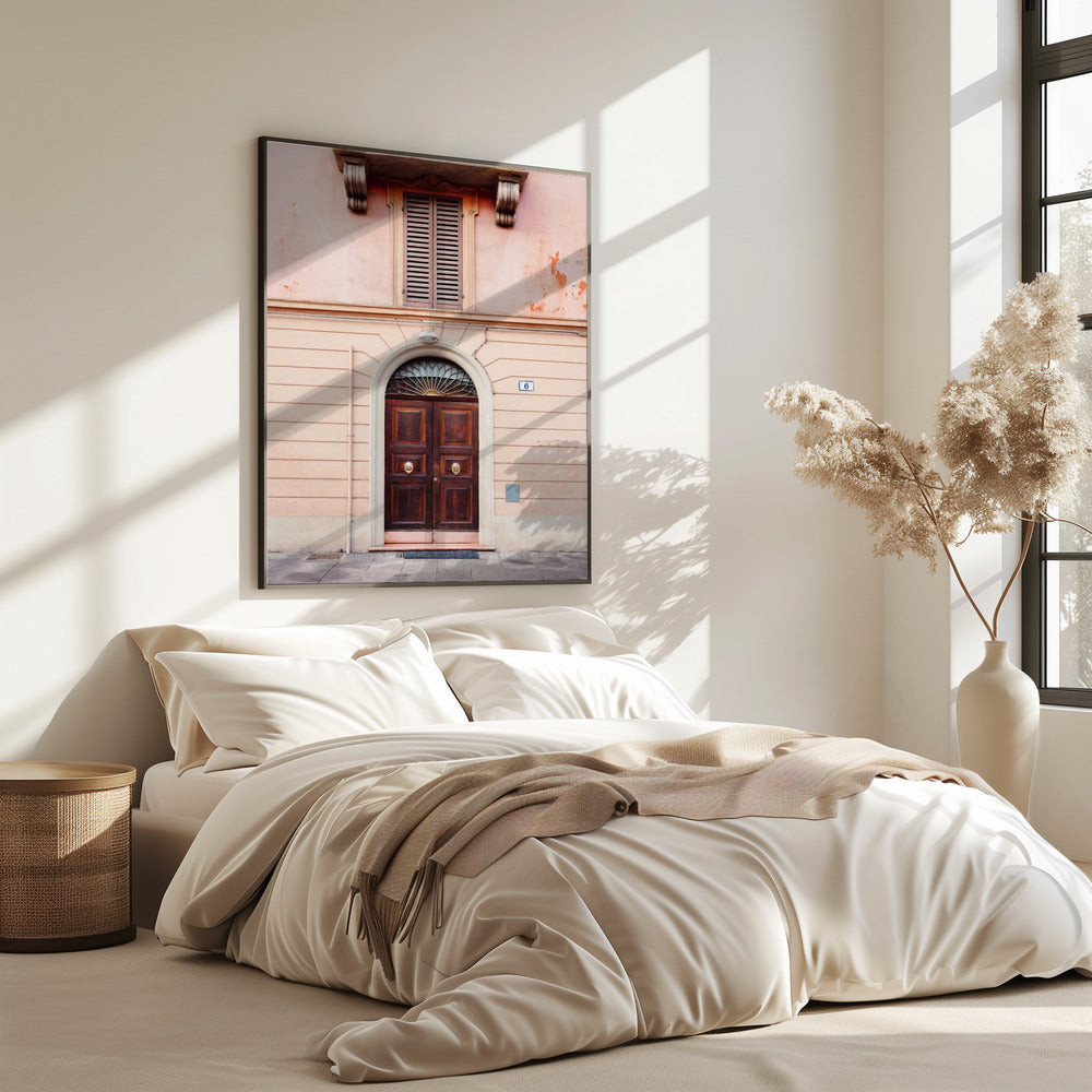 Bologna in Pink | Italy travel photography | Poster