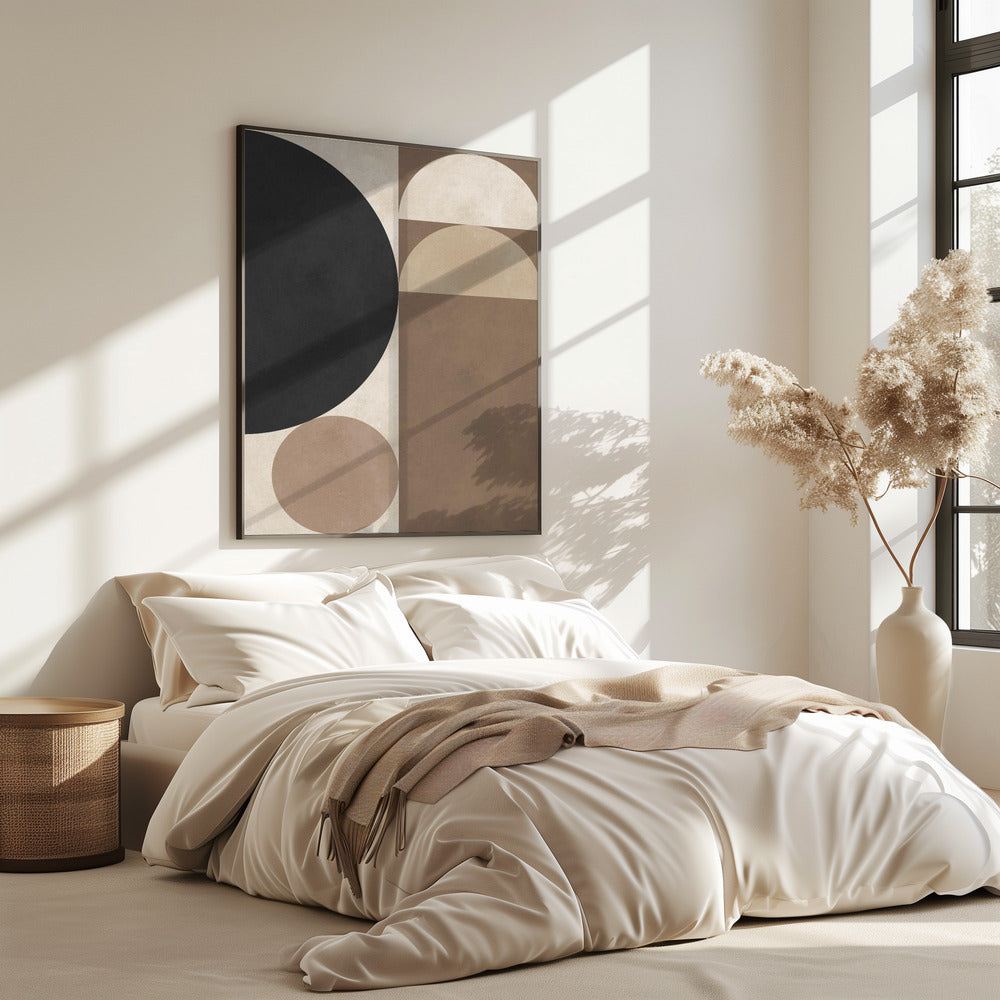 Brown geometry 6 | Poster