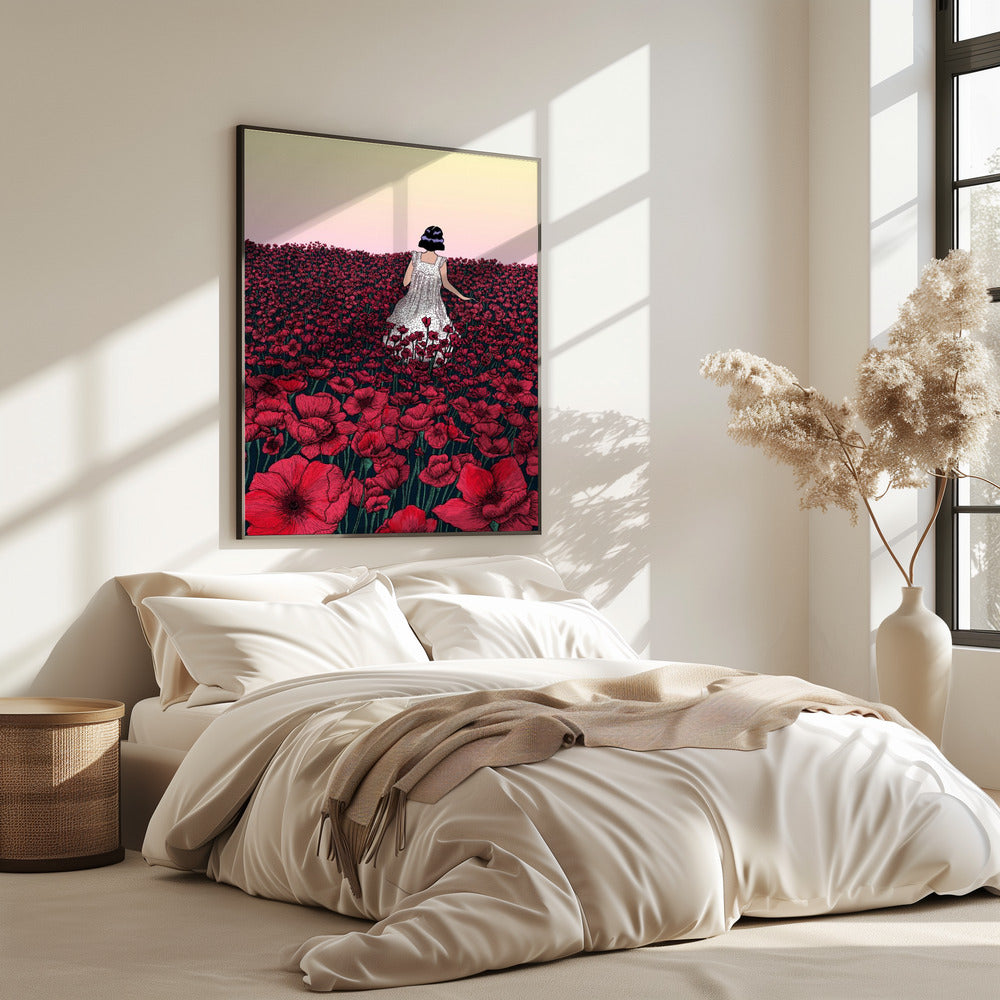 Field of Poppies Original Colour Copy 2 | Poster