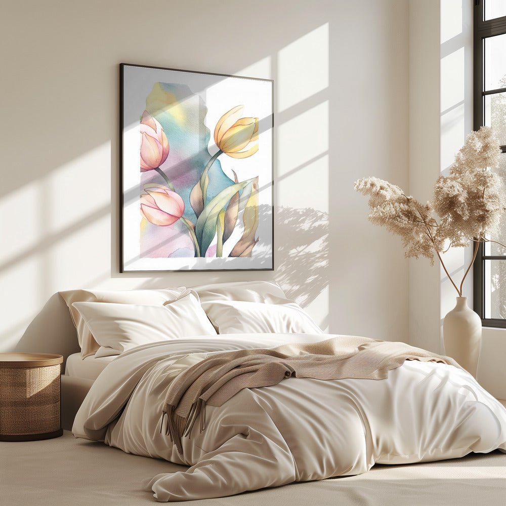 Watercolor Tulip | Poster