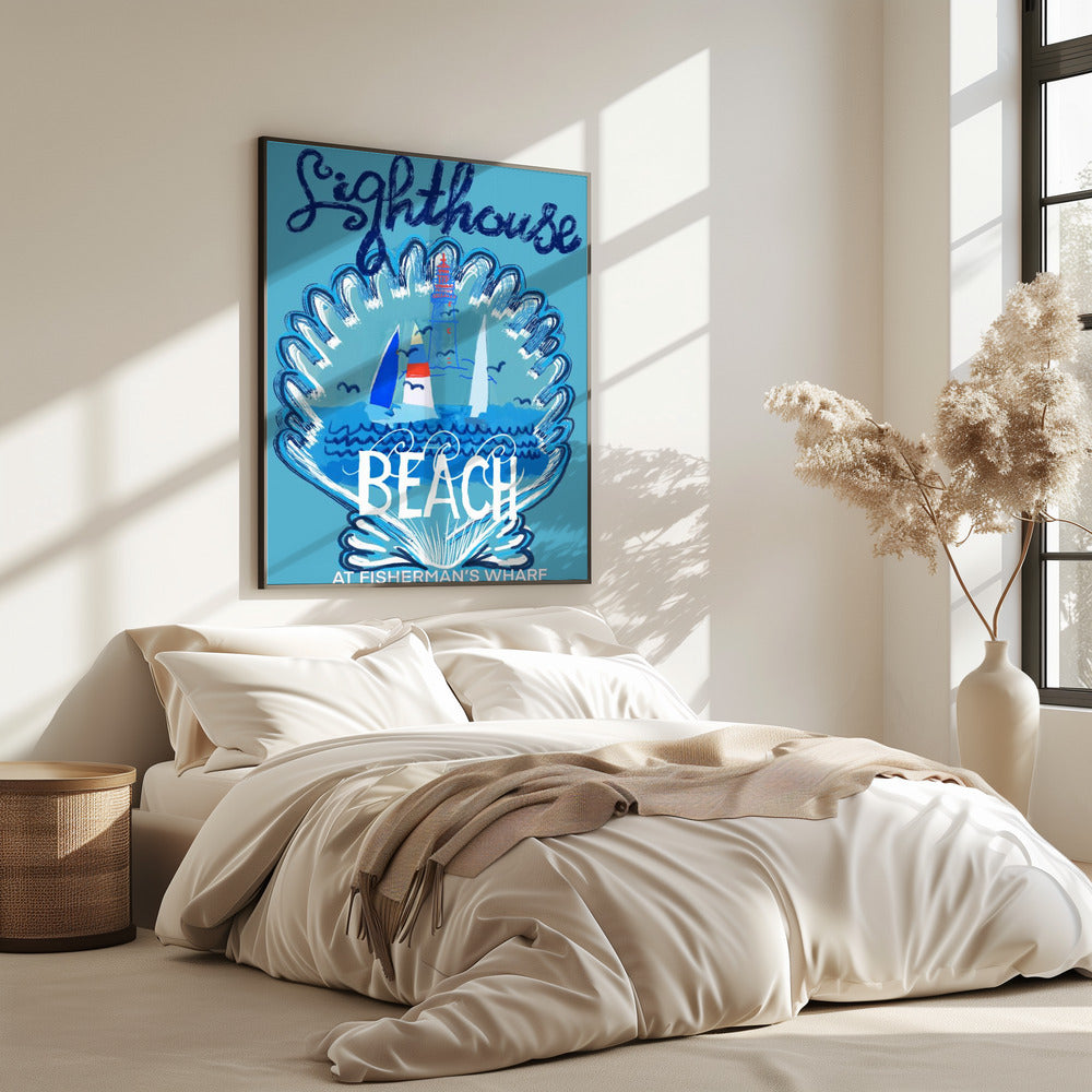 Lighthouse Beach Poster 2 | Poster