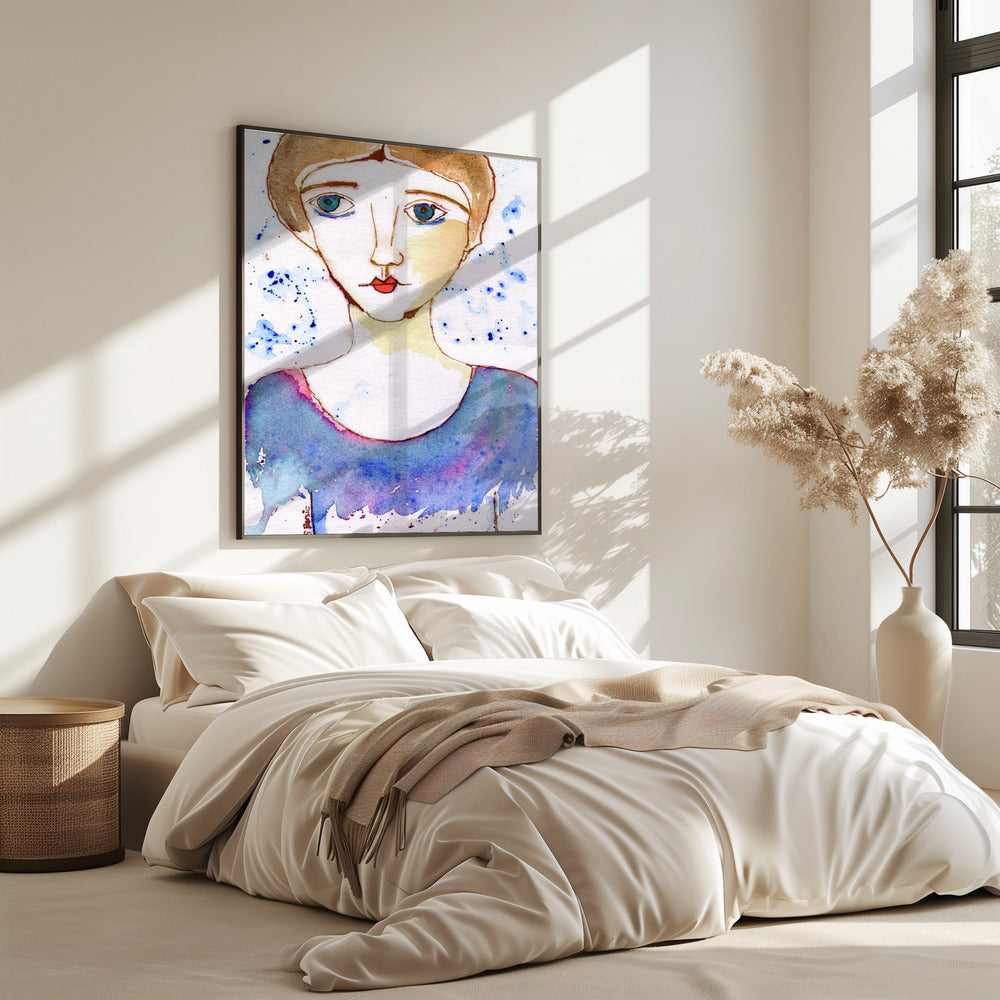 Lady looking | Poster