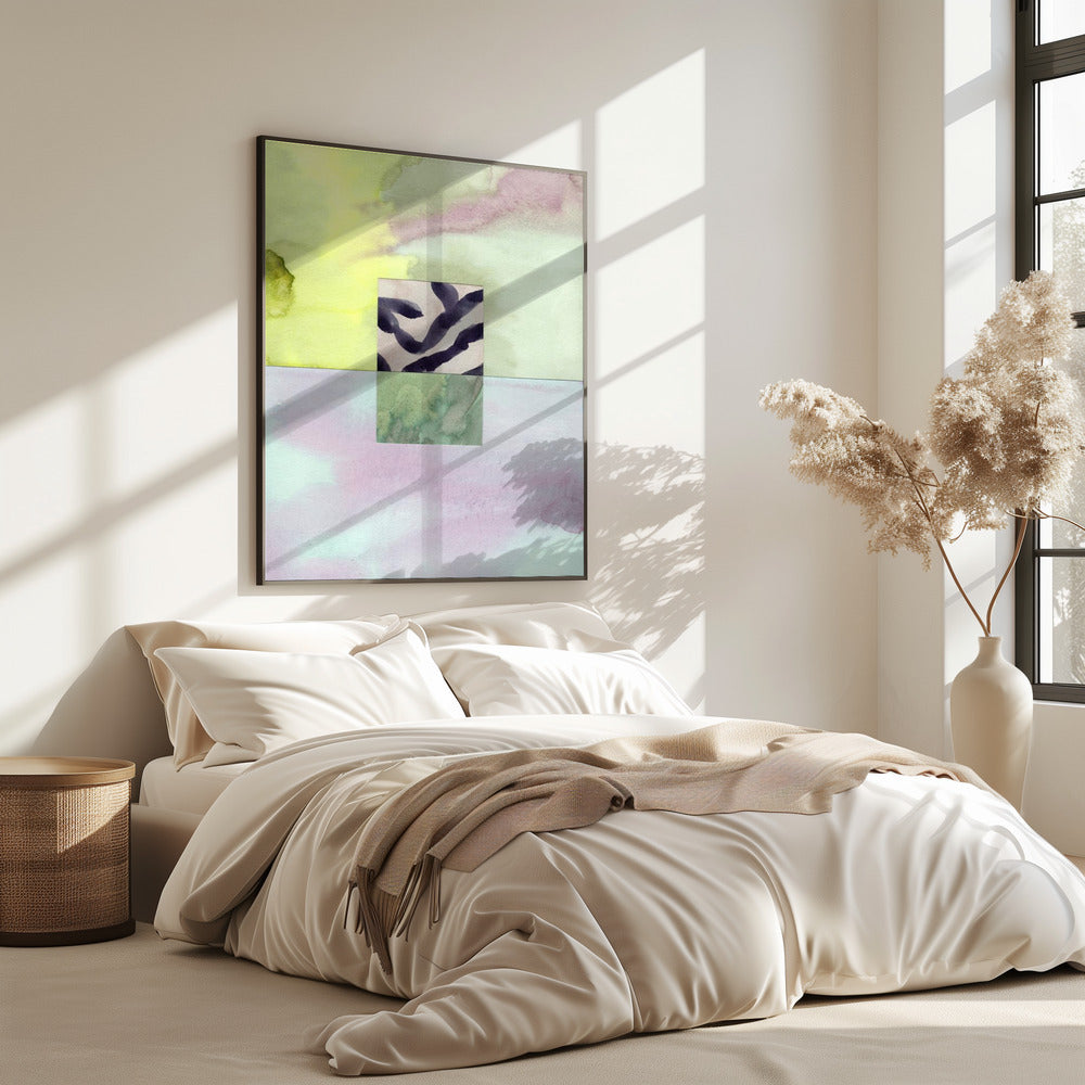 Watercolor abstract composition 8 | Poster