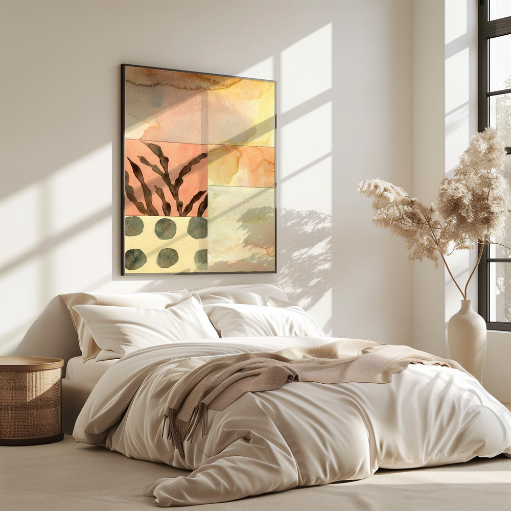 Watercolor abstract composition 9 | Poster