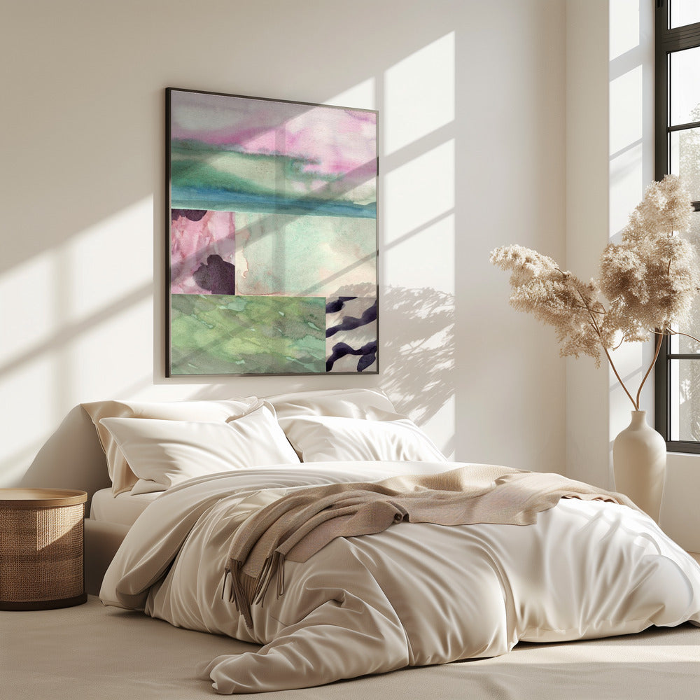 Watercolor abstract composition 10 | Poster