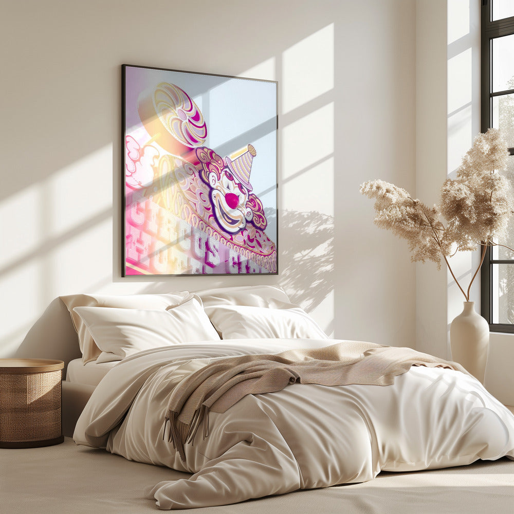 Circus Sign Flare Portrait | Poster