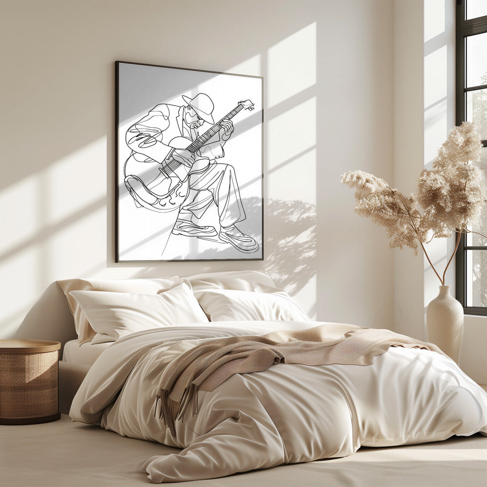 Line Art Musican 3 | Poster
