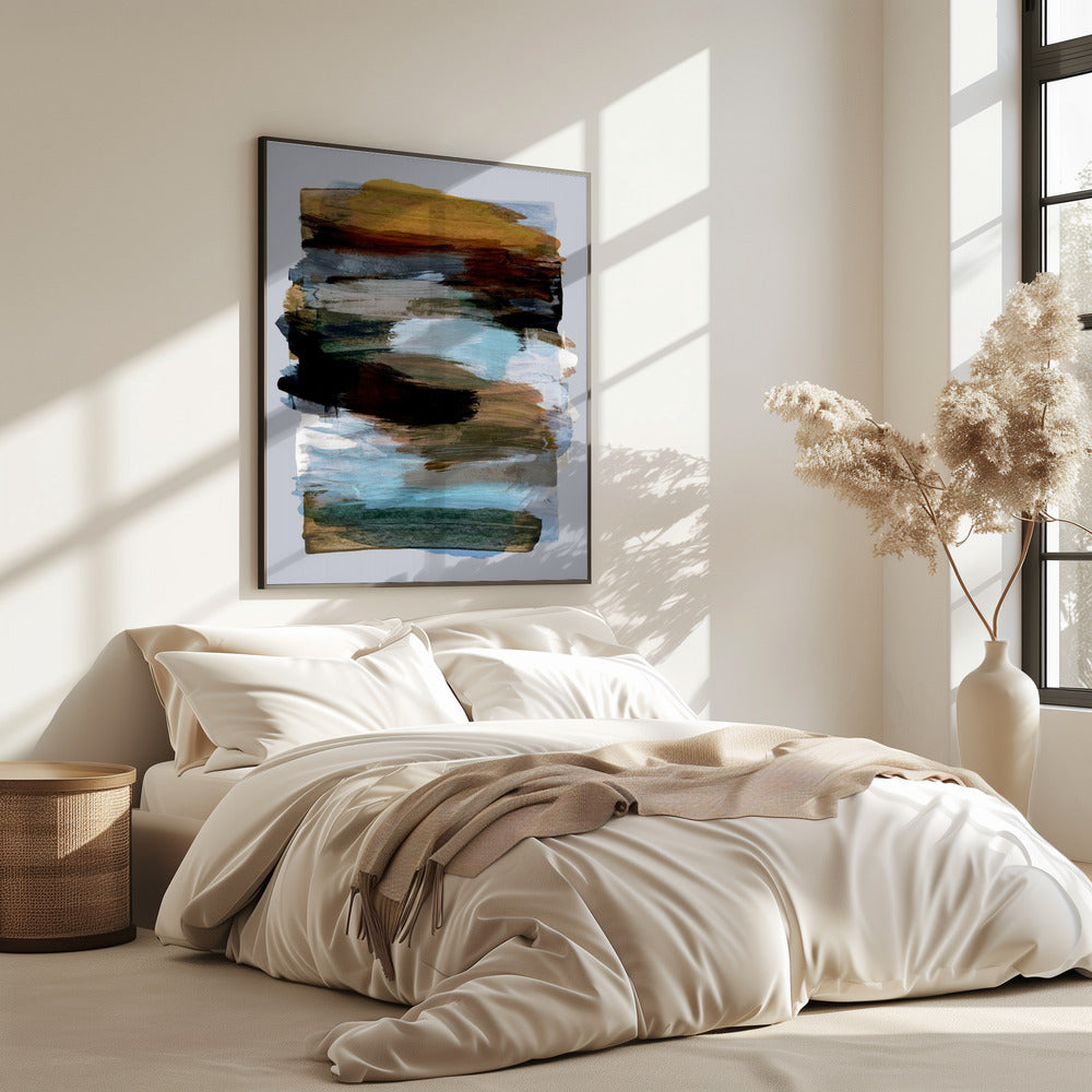 Abstract Brush Strokes 78X | Poster