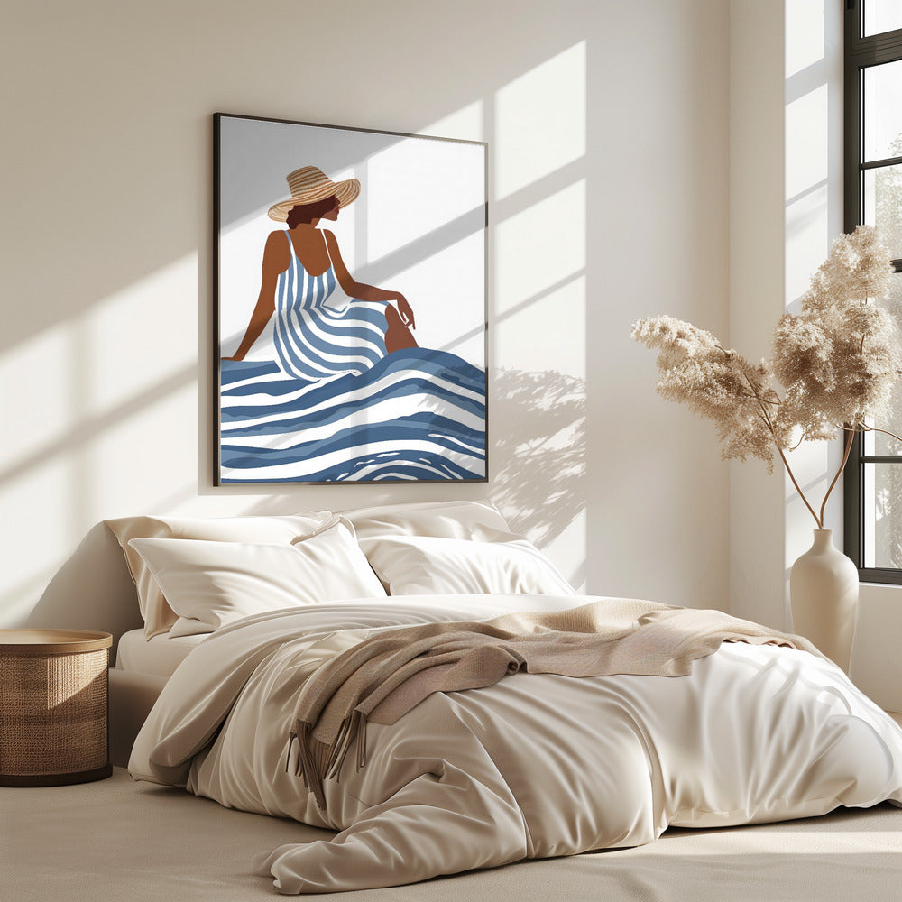 The Girl In the Striped Dress | Poster