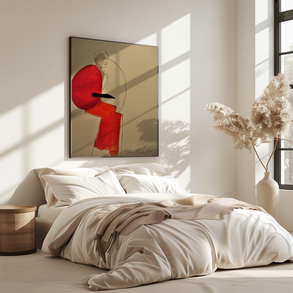 Woman In Red | Poster