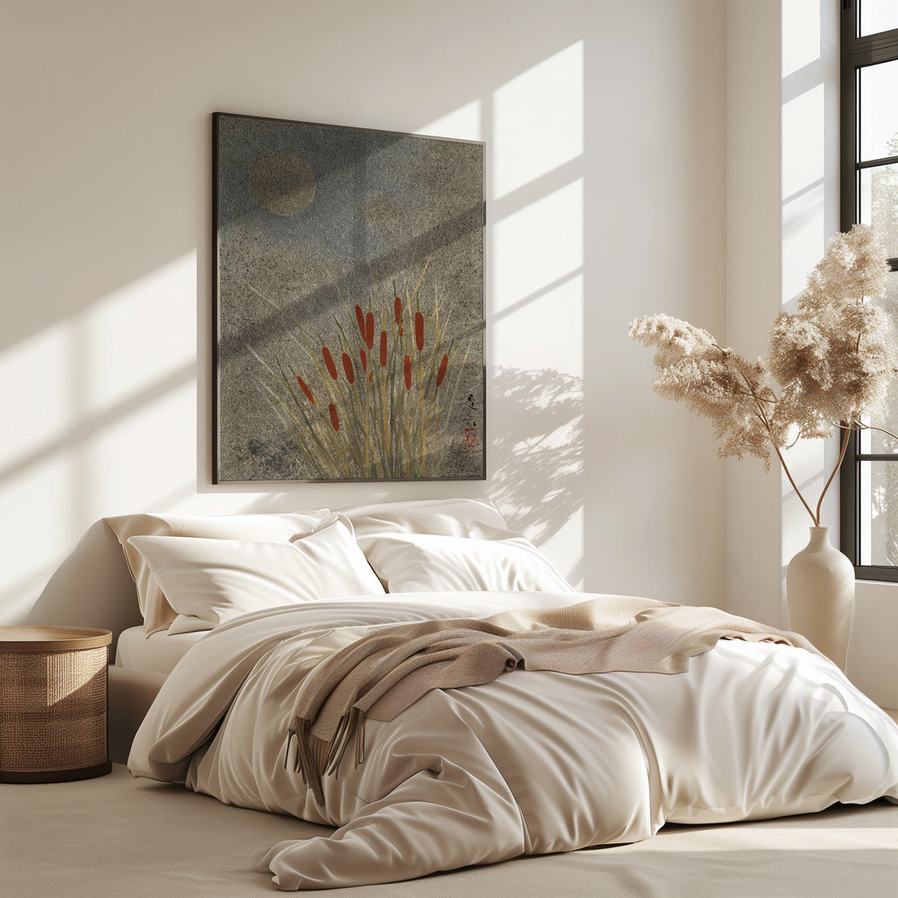 Japanese Grass Field At Night (1807–1891) Full | Poster