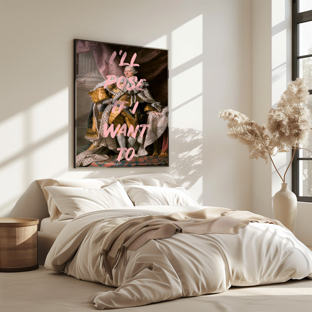 Kingposerpink Ratio2x3 | Poster