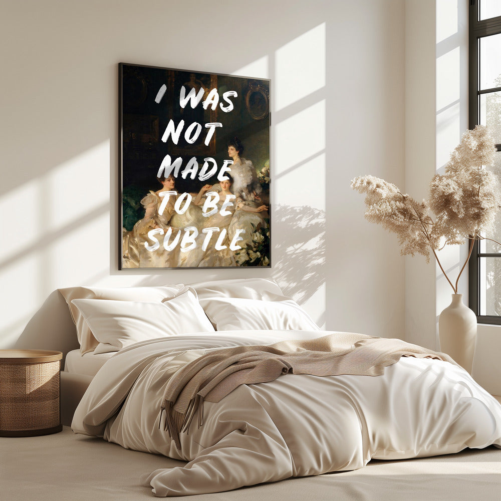 Notsubtlewhitefont Ratioiso | Poster