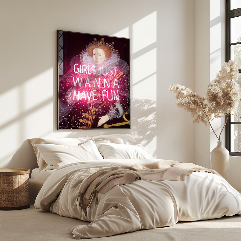 Queenelizabethneon Ratioiso | Poster