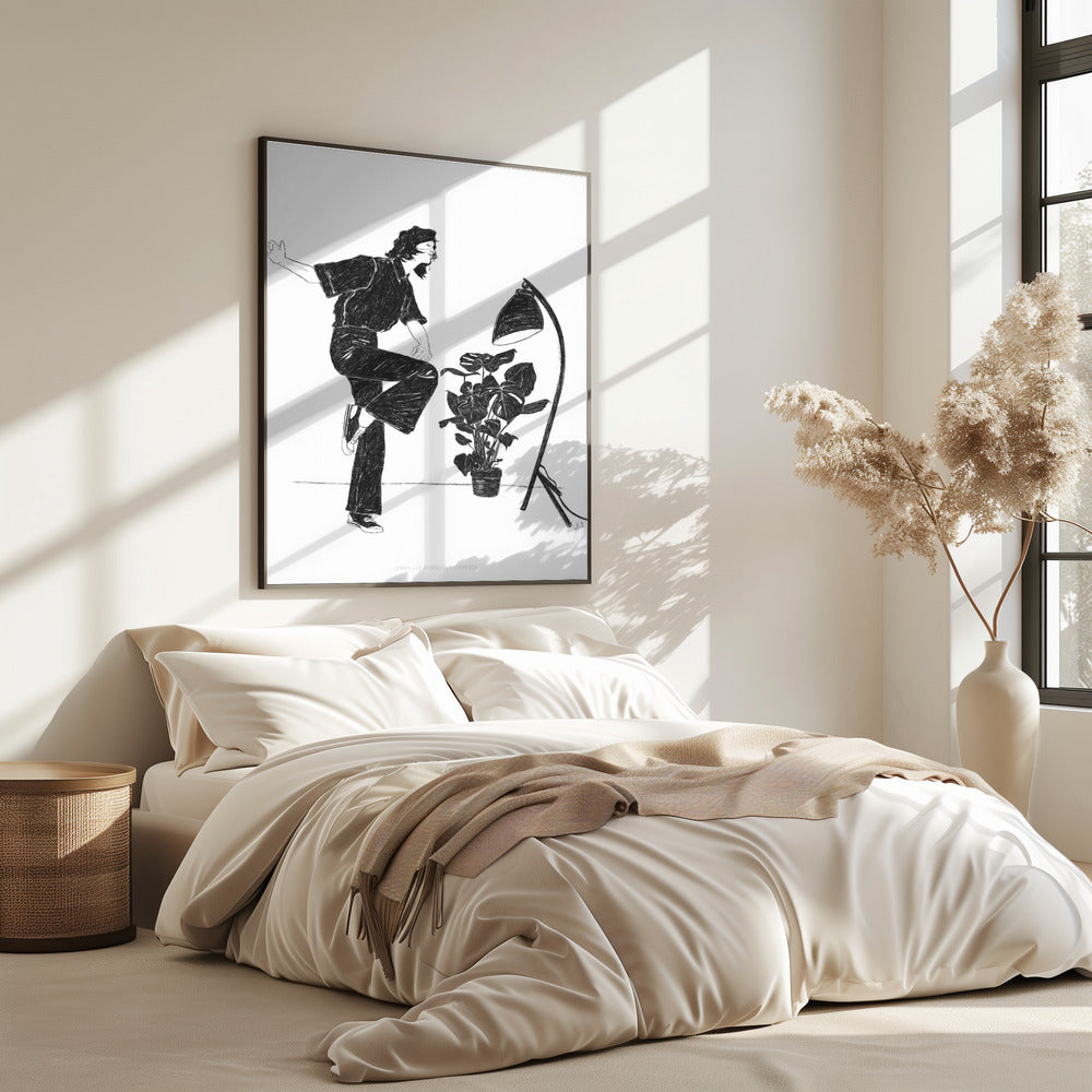 Jlr Dancingathome4 Blackandwhite Copy | Poster