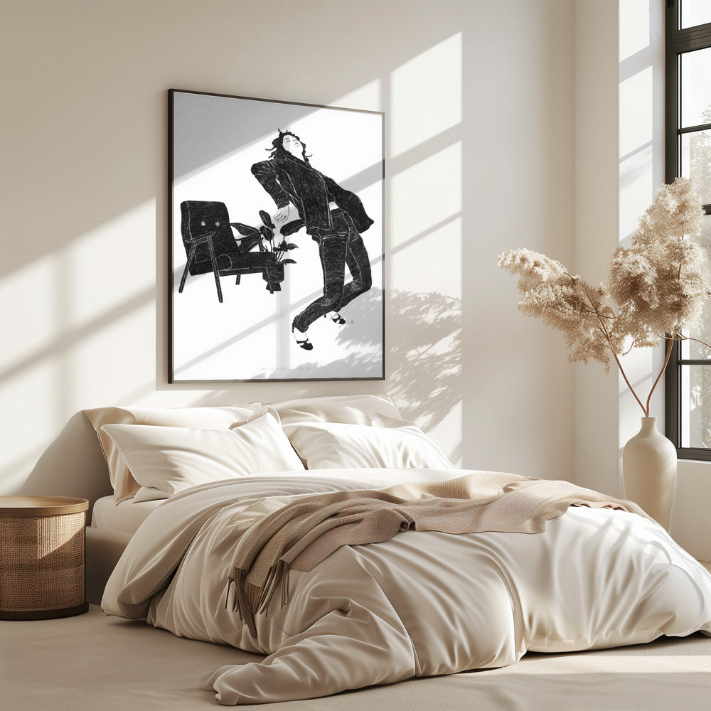 Jlr Dancingathome6 Blackandwhite Copy | Poster