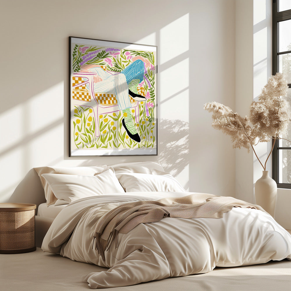 Jlr Quiet in the garden 2 | Poster